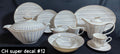 8Persons 61pcs Super Bone China Full Print Dinner set